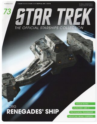 Star Trek Eaglemoss 73 Borg Renegades' Ship