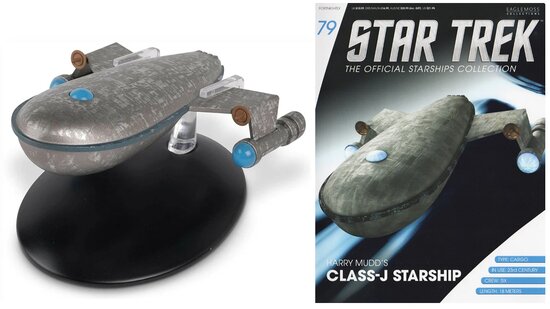 Eaglemoss model - Star Trek The Official Starships Collection 79 Harry Mudd's Class-J Starship