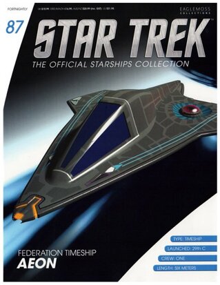 Star Trek Eaglemoss 87 - Federation Timeship Aeon