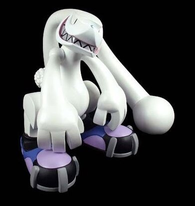 Play Imaginative Touma 8 inch Grabbit Pearl White designer toy