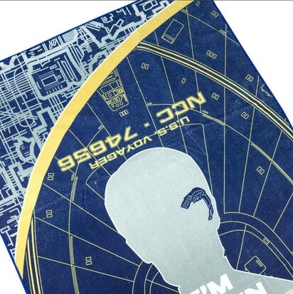 Loot Crate Beach Towel - Star Trek Voyager Seven of Nine, Polyester