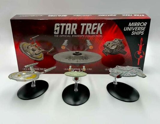 Eaglemoss model - Star Trek The Official Starships Collection SSSUK706 Mirror Universe Ships Set