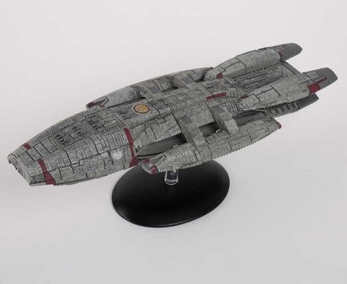 Eaglemoss model - Scifi Battlestar Galactica The Official Ships Collection 23 Battlestar Galactica Ship Blood and Chrome