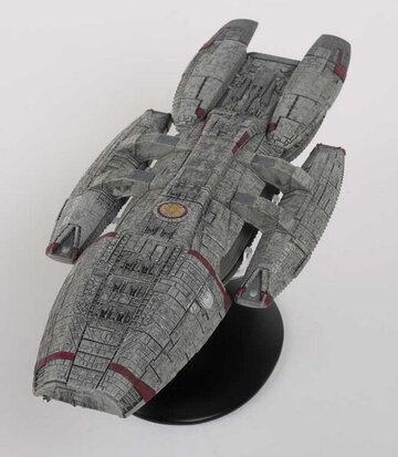 Eaglemoss model - Scifi Battlestar Galactica The Official Ships Collection 23 Battlestar Galactica Ship Blood and Chrome