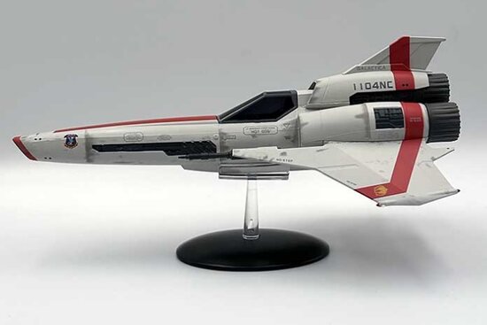 Eaglemoss model - Scifi Battlestar Galactica The Official Ships Collection 01-D Viper Mark II Hot Dog Call Sign Exclusive