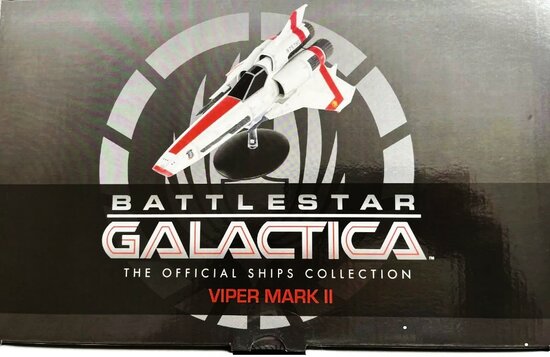 Eaglemoss model - Scifi Battlestar Galactica The Official Ships Collection 01-D Viper Mark II Hot Dog Call Sign Exclusive