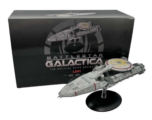 Eaglemoss Hero Collector model - Scifi Battlestar Galactica BGSEN021 Loki Blood and Chrome