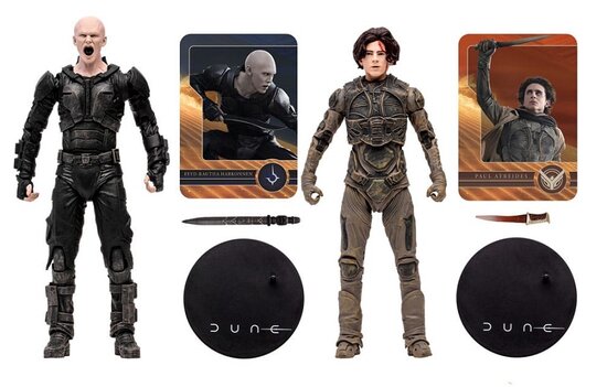 McFarlane Toys actiefiguur - Scifi Dune 2 pack Paul Atreides and Feyd-Rautha Harkonnen 22 Moving Parts