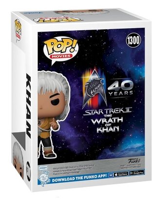 Funko Pop! Vinyl figuur - Star Trek The Wrath of Khan 40th Anniversary 1300 Khan Star Trek Shop Exclusive