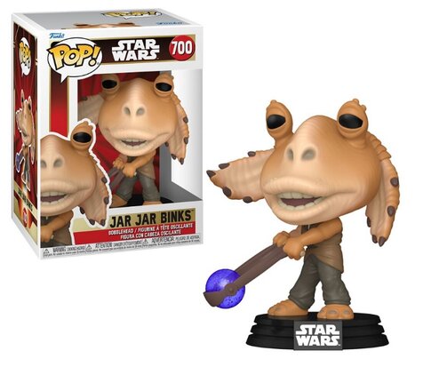 Funko Pop! Vinyl figuur - Star Wars The Phantom Menace 700 Jar Jar Binks with Booma Balls