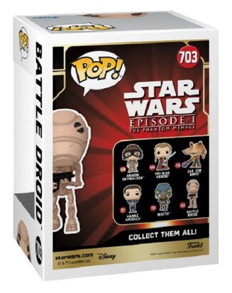 Funko Pop! Vinyl figuur - Star Wars The Phantom Menace 703 Battle Droid