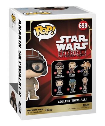 Funko Pop! Vinyl figuur - Star Wars The Phantom Menace 698 Anakin Skywalker with Helmet