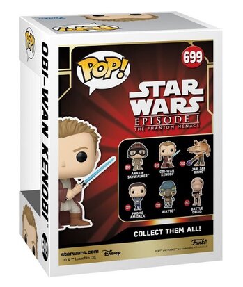 Funko Pop! Vinyl figuur - Star Wars The Phantom Menace 699 Obi-Wan Kenobi