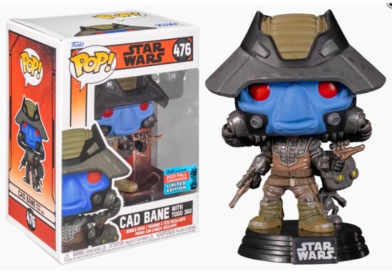 Funko Pop! Vinyl figuur - Star Wars Bad Batch Funko Limited Edition 476 Cad Bane with Todo 360