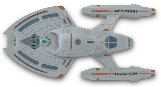 Eaglemoss model - Star Trek The Official Starships Collection STFEN007 USS Equinox