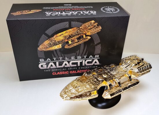 Eaglemoss model - Scifi Battlestar Galactica Verguld BGSUK007A Classic Galactica Limited Edition