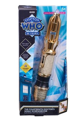 Character Online Tool - Scifi Doctor Who 60 Years 08256 Sonic Screwdriver 14th Dr. Gold Exclusive