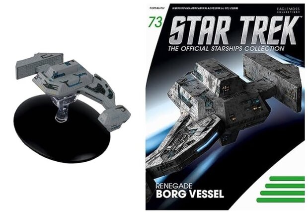 Star Trek Eaglemoss 73 Borg Renegades' Ship