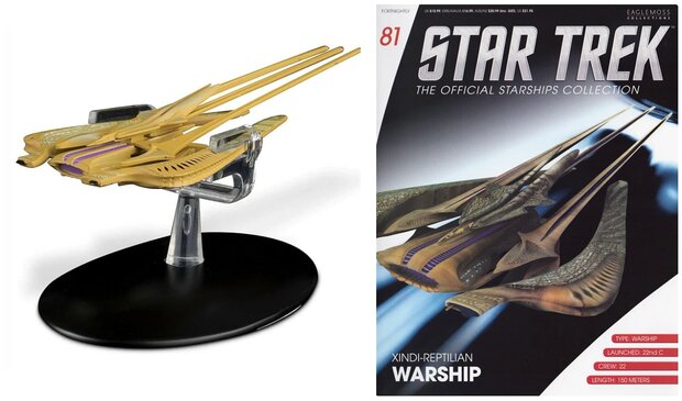 Star Trek Eaglemoss 81 - Xindi-Reptillian Warship