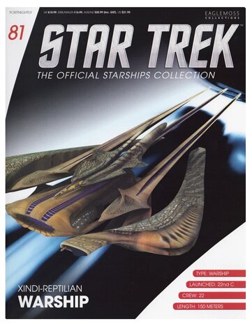 Star Trek Eaglemoss 81 - Xindi-Reptillian Warship