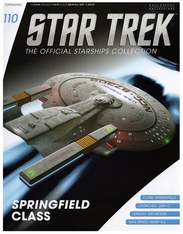 Eaglemoss Star Trek 110 USS Chekov NCC-57302 Springfield Class