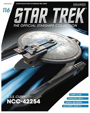 Eaglemoss Star Trek 116 USS Curry NCC-42254