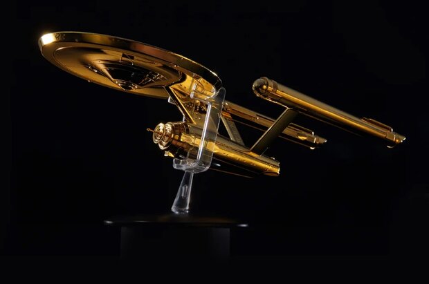 Eaglemoss model - Star Trek The Original Series XL Edition Gold SSSEN632 USS Enterprise NCC-1701