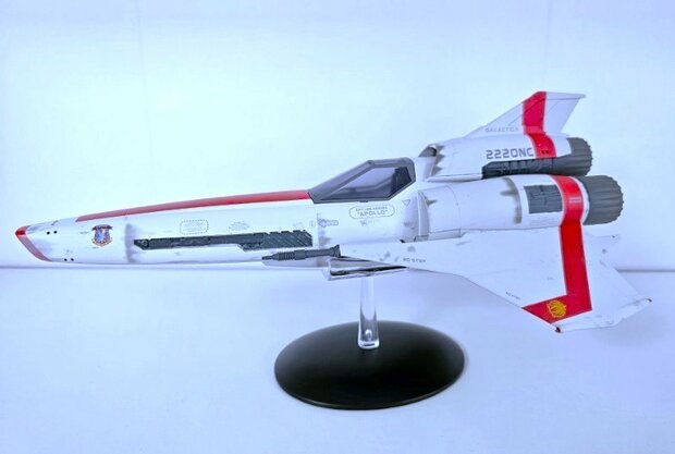 Eaglemoss model - Scifi Battlestar Galactica BGSUK001 Viper Mark II Apollo Call Sign Exclusive