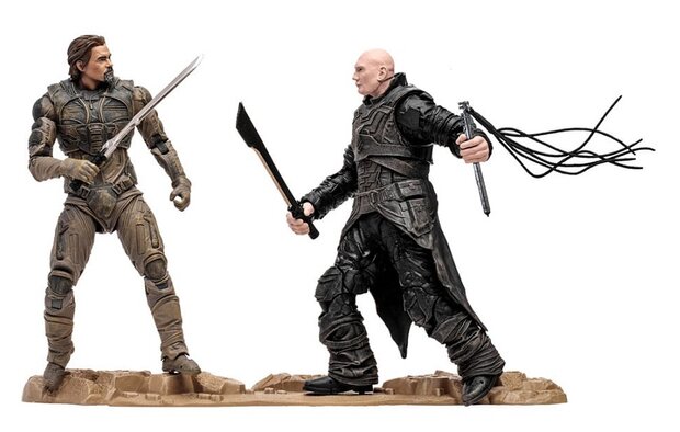 McFarlane Toys actiefiguur - Scifi Dune 2 pack Gurney Halleck and Rabban 22 Moving Parts