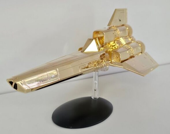 Eaglemoss model Battlestar Galactica - Viper Mark I - Exclusive Gold Plated Limited Edition