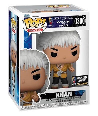 Funko Pop! Vinyl figuur - Star Trek The Wrath of Khan 40th Anniversary 1300 Khan Star Trek Shop Exclusive