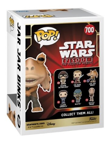 Funko Pop! Vinyl figuur - Star Wars The Phantom Menace 700 Jar Jar Binks with Booma Balls