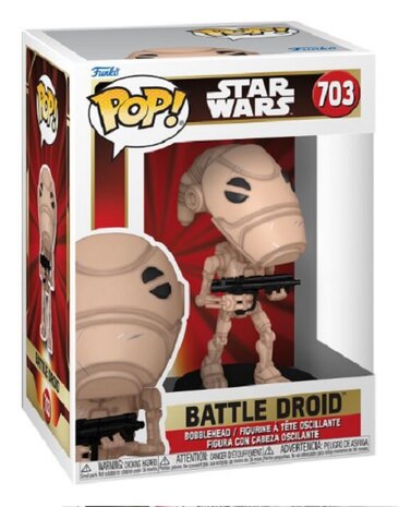 Funko Pop! Vinyl figuur - Star Wars The Phantom Menace 703 Battle Droid