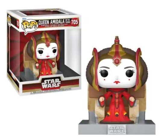 Funko Pop! Vinyl figuur - Star Wars The Phantom Menace 705 Queen Amidala on Throne