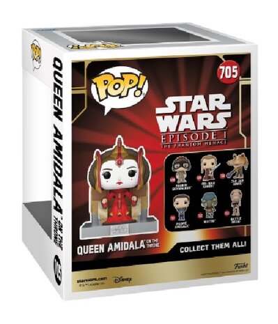 Funko Pop! Vinyl figuur - Star Wars The Phantom Menace 705 Queen Amidala on Throne