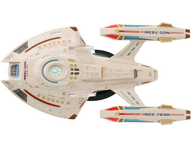 Eaglemoss model - Star Trek Voyager The Official Starships Collection SSSEN627 USS Equinox NCC-72381