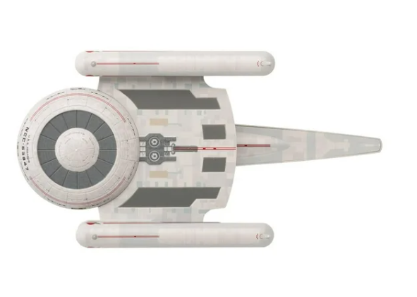 Eaglemoss model - Star Trek The Next Generation XL Edition SSSEN628 USS Pegasus Oberth Class NCC-53847