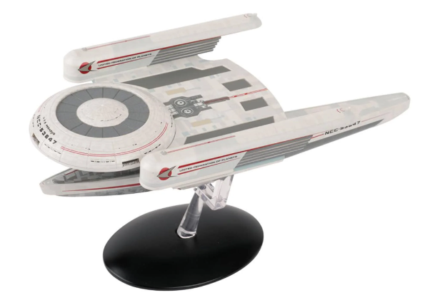 Eaglemoss model - Star Trek The Next Generation XL Edition SSSEN628 USS Pegasus Oberth Class NCC-53847