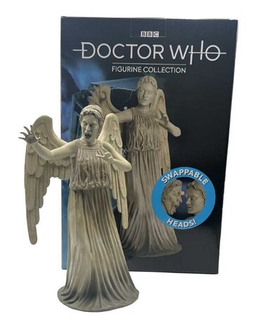 Eaglemoss Hero Collector beeld - Scifi Doctor Who Figurine Collection MSCUK042 Weeping Angel with Swappable Heads