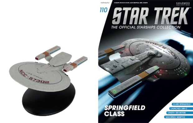 Eaglemoss Star Trek 110 USS Chekov NCC-57302 Springfield Class